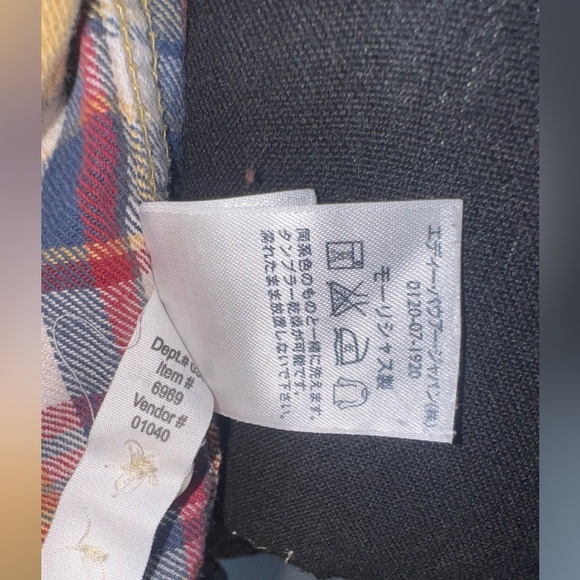 Oversized Green Plaid Flannel Shirt | Grunge Fall Layer | Unisex Fit | Size SM - Picture 4 of 6